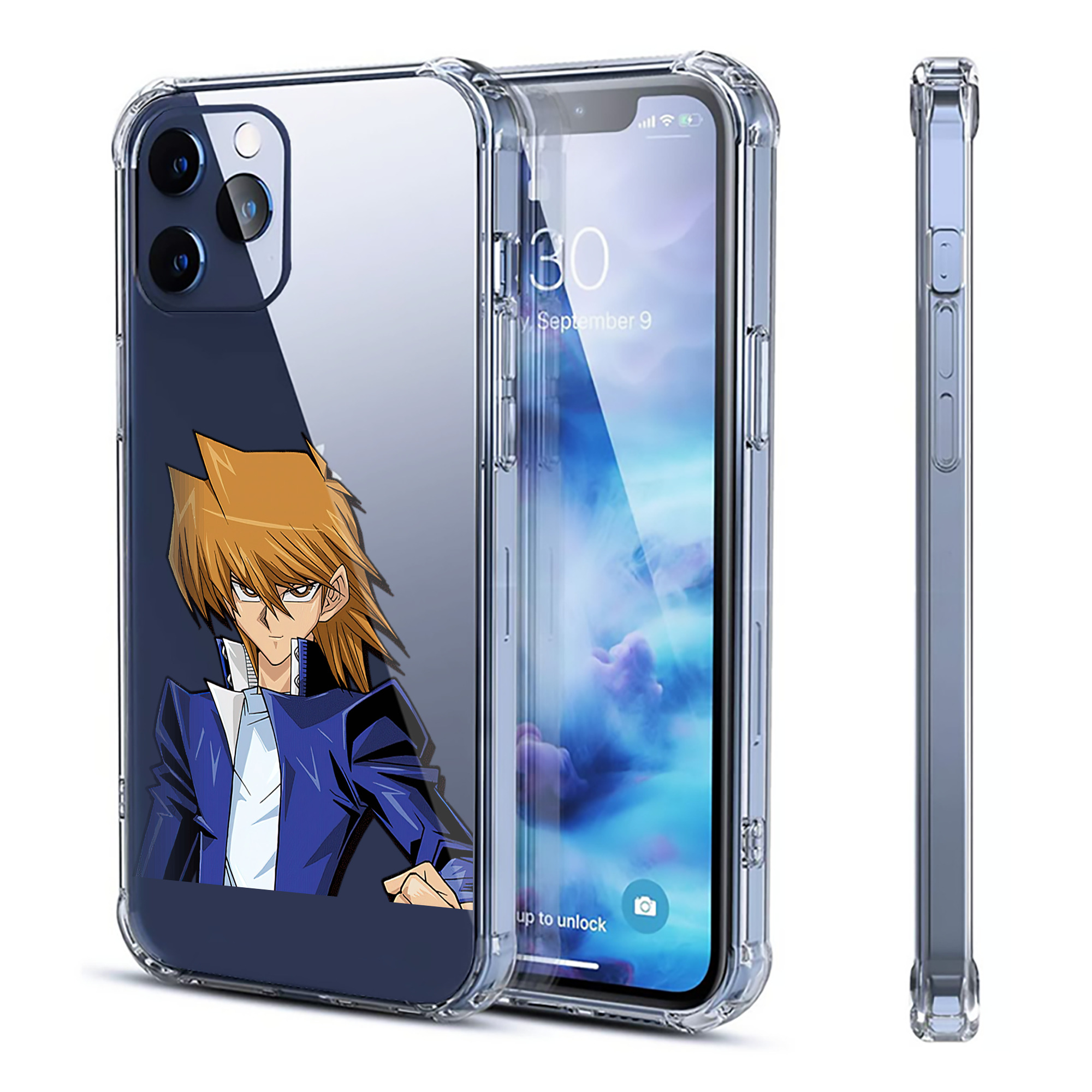 （画像用） 遊☆戯☆王 Yu-Gi-Oh! 【iPhone 12シリーズ対応】透明スマホケース（クリアソフトケース）